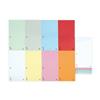 Przekładki / Separatory kartonowe kolorowe (mix) 1/3 A4 opak. 100 sztuk DONAU 8620100-99PL +