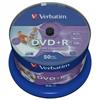 Płyta/Dysk VERBATIM DVD+R 4,7 /do nadruku Wide Photo/ Cake*50 43512