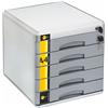 Pojemnik metalowy z 5 szufladami na kluczyk Yellow One YL-SM05