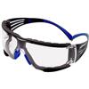 Okulary ochronne 3M™ SecureFit™ 400 z powłoką Scotchgard™, SF401SGAF-BLU-F EU niebiesko-szare zauszniki