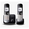 Telefon bezprzewodowy Panasonic KX-TG6812 (2sł), czarny